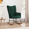 vidaXL Rocking Chair Dark Green