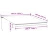 vidaXL Retractable Awning Burgundy and Anthracite