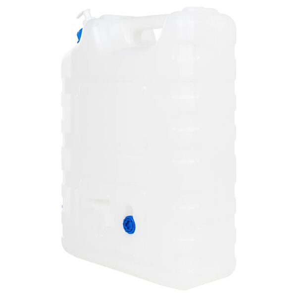 vidaXL Water Container with Tap and Soap Dispenser 5.3 gal Plastic