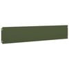 vidaXL Lawn Edgings 10 pcs Olive Green 7.9x40.6" Cold-rolled Steel
