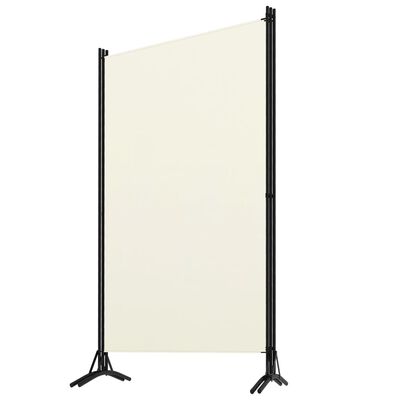 vidaXL 3-Panel Room Divider Cream White 102.4"x70.9"