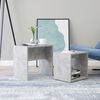 vidaXL Coffee Table Concrete grey Engineered wood Small Stackable