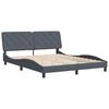 vidaXL Bed Frame Dark Grey