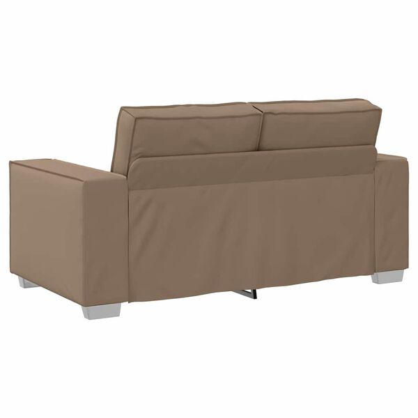 vidaXL Sofa Cappuccino 62.99 x 30.71 x 33.07 in Fabric
