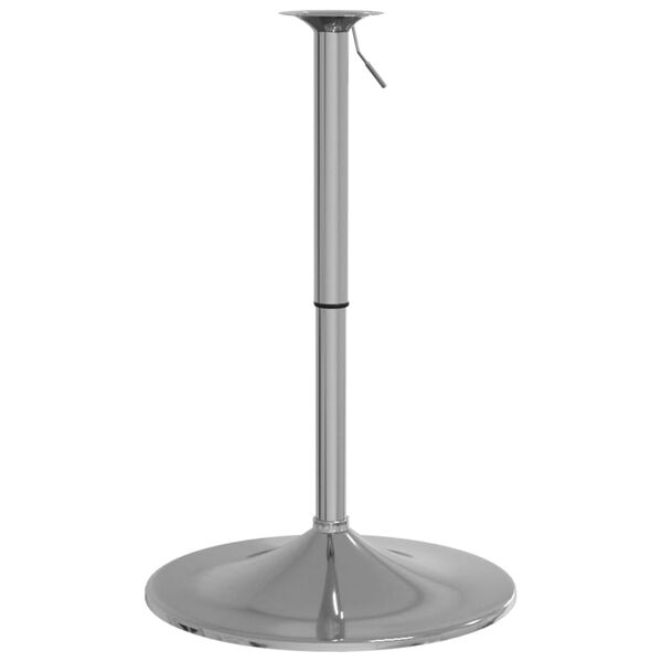 vidaXL Bar Table Base Chromed Chromed Steel Medium Height-Adjustable