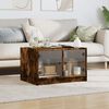 vidaXL Coffee Table Smoked Oak Engineered Wood Medium Coffee Table