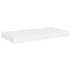 vidaXL Wall Shelf Set of 2 White Honeycomb MDF, metal Medium