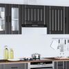 vidaXL Kitchen Wall Cabinet Black Engineered wood