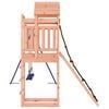 vidaXL Outdoor Playset Natural wood, Blue Solid Douglas wood, PP, Metal