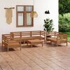 vidaXL Garden Lounge Set Honey brown Solid pinewood Large Modular