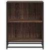 vidaXL Book Cabinet Brown Oak Engineered wood, metal Compact