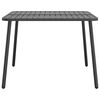 vidaXL Garden Table Anthracite Steel (e-coated and powder coated)