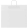 vidaXL Paper Bags 250 pcs with Handles White 54x15x49 cm