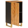 vidaXL Side Cabinet Brown and black Solid mango wood Medium Cabinet