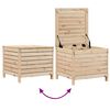 vidaXL Garden Sofa Set Natural Wood Solid pine wood (untreated)