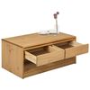 vidaXL Coffee Table Oak Solid pine wood, engineered wood Standard