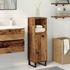 vidaXL Bathroom Cabinet Old wood Engineered wood, iron Tall