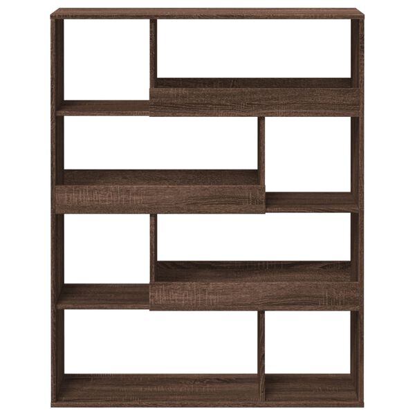 vidaXL Room Divider Brown Oak Engineered Wood Room Divider Rectangular