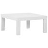 vidaXL Garden Lounge Set White and Anthracite Plastic 6 Piece Set