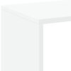 vidaXL Room Divider Bookcase White Engineered Wood Medium Modern