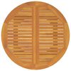 vidaXL Garden Table Brown Solid Acacia Wood Medium Durable