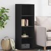 vidaXL Highboard Black Engineered wood Large Storage Highboard