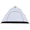 vidaXL Camping Tent 5-Person White Blackout Fabric Quick Release