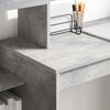 vidaXL Desk Concrete grey 39.4" x 15.7" x 35.4" Engineered wood