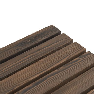 vidaXL Patio Table 45.3"x21.7"x25.6" Solid Wood Fir