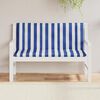 vidaXL Garden Bench Cushion Set of 2 Blue and White Stripe