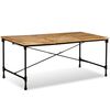 vidaXL Dining Table Solid Mango Wood 70.9"
