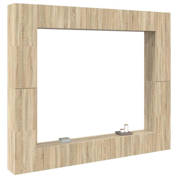 vidaXL TV Cabinet Sonoma oak Engineered wood Medium TV Cabinet