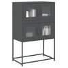 vidaXL Highboard Anthracite Cold-rolled steel Medium Highboard