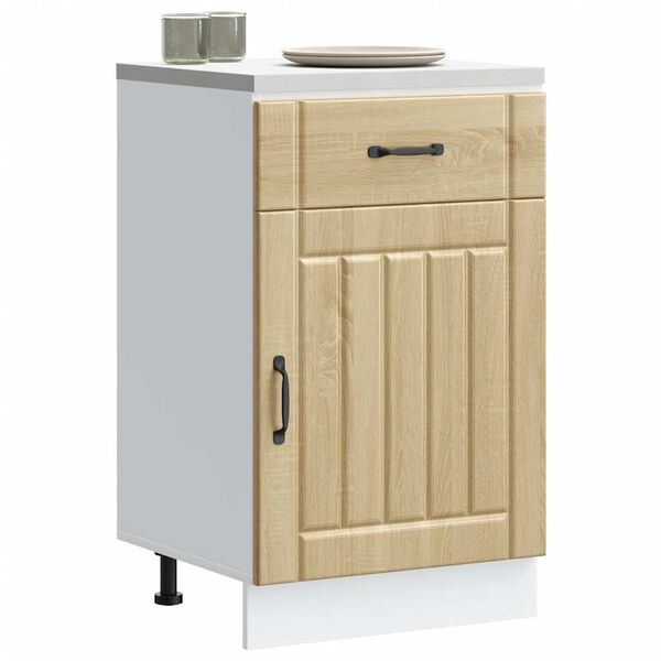 vidaXL Kitchen Base Cabinet Sonoma Oak Engineered wood Standard