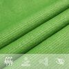 vidaXL Sunshade Sail 1.75 oz/ft² Light Green 9.8x19.7' HDPE