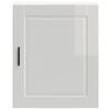 vidaXL Kitchen Wall Cabinet High gloss white Engineered wood Medium