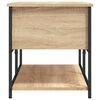 vidaXL Storage Bench Sonoma oak Engineered wood, metal 39.4 in