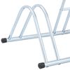 vidaXL Bicycle Stand for 4 Bikes Floor Freestanding Galvanized Steel