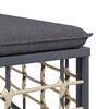 vidaXL Garden Lounge Set Anthracite Poly rattan Medium Modular