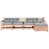vidaXL Garden Sofa Set Reddish-Brown Solid Douglas Fir Wood 5 Piece Set
