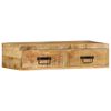 vidaXL Wall-mounted TV Cabinet Rough Mango Wood Solid Mango Wood Medium