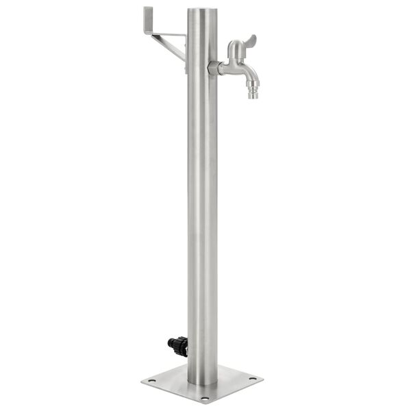 vidaXL Water Column Silver Stainless steel 304 Medium Durable