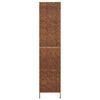 vidaXL Room Divider 3-Panel Brown 48.0x70.9" Water Hyacinth
