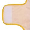 vidaXL Dog Raincoat Yellow Polyester XXS Water-resistant materials