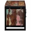 vidaXL TV Cabinet Black and Brown Solid reclaimed wood, iron Medium