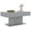 vidaXL Coffee Table Grey Sonoma Engineered Wood Medium Modern
