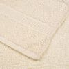 vidaXL Bath Towel Set of 4 Cream 100% Cotton Large Bath Towel
