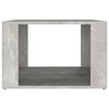 vidaXL Bedside Table Concrete Grey Engineered Wood