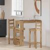 vidaXL Wall Bar Table Artisan Oak Engineered Wood Medium Wall Bar Table