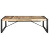 vidaXL Coffee Table Natural Rough Mango Wood Rough Mango Wood Large